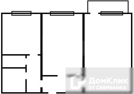 Продаётся 2-комнатная квартира, 46.8 м²